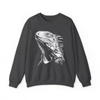 Iguana Line Art Sweatshirt - Iguana Lover Sweatshirt