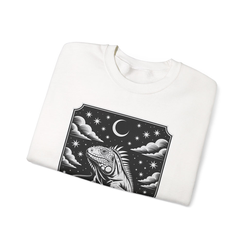 The Iguana Vintage Tarot Sweatshirt - Iguana Lover Sweatshirt