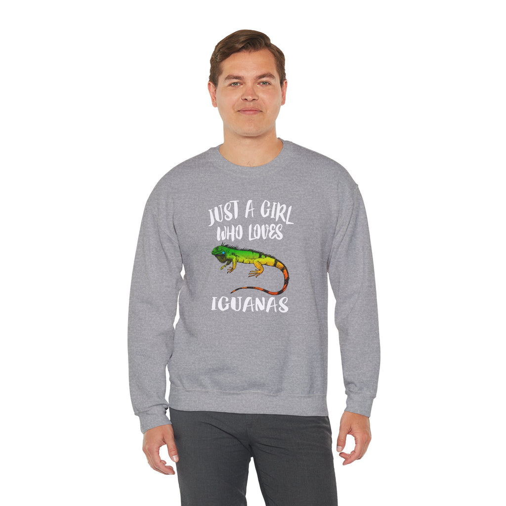 "Just A Girl Who Loves Iguanas" - Iguana Lover Sweatshirt