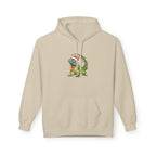 Hoodie - Iguana Wrapped in Christmas Lights Design