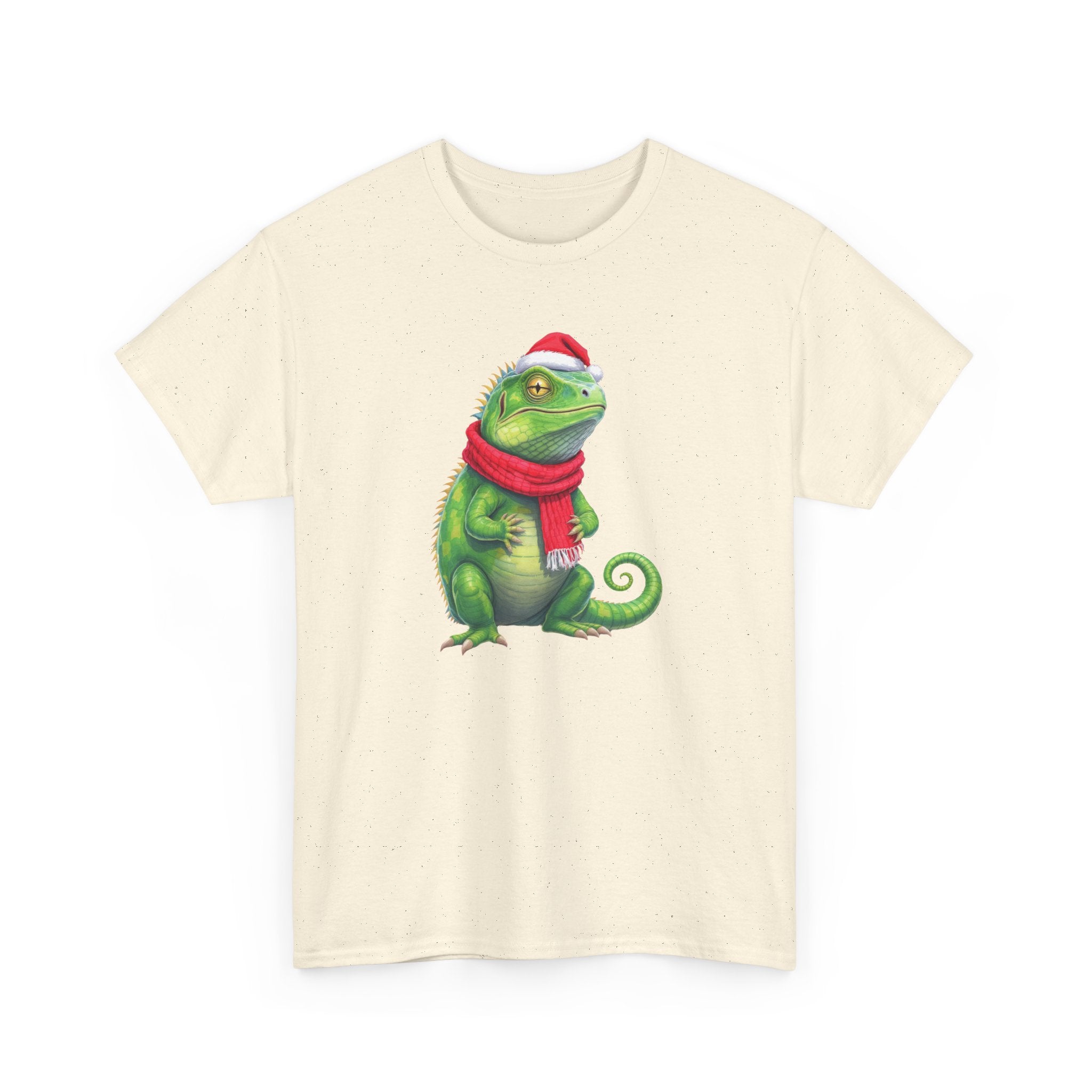 Iguana Christmas Tee — Festive Reptile Holiday Shirt
