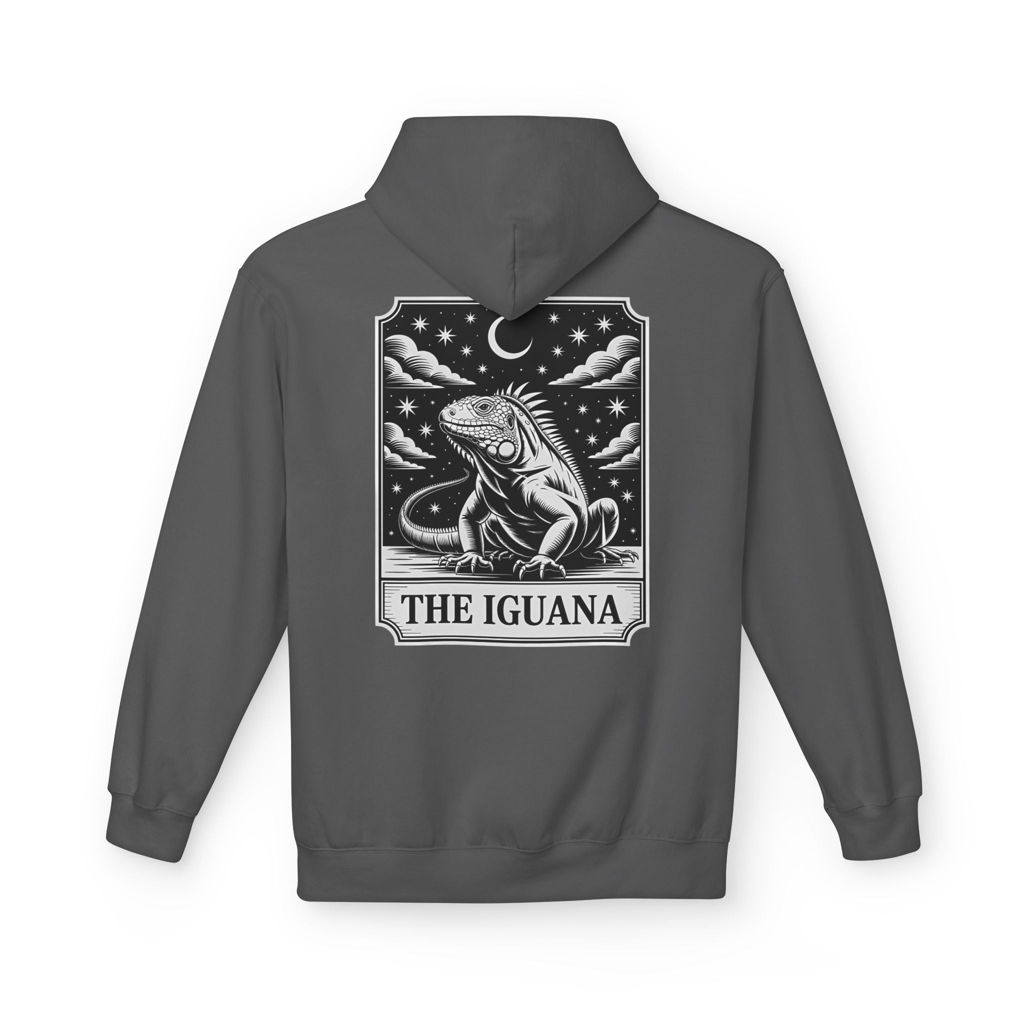 The Iguana Vintage Tarot Hoodie - Iguana Lover Hoodie