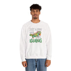 “Just A Boy Who Loves Iguanas" Sweatshirt  - Iguana Lover Sweatshirt
