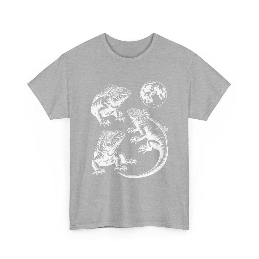 Iguana Line Art T-Shirt - Iguana Lover T-Shirt
