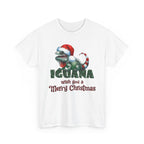 Iguana Wishes You a Merry Christmas Tee