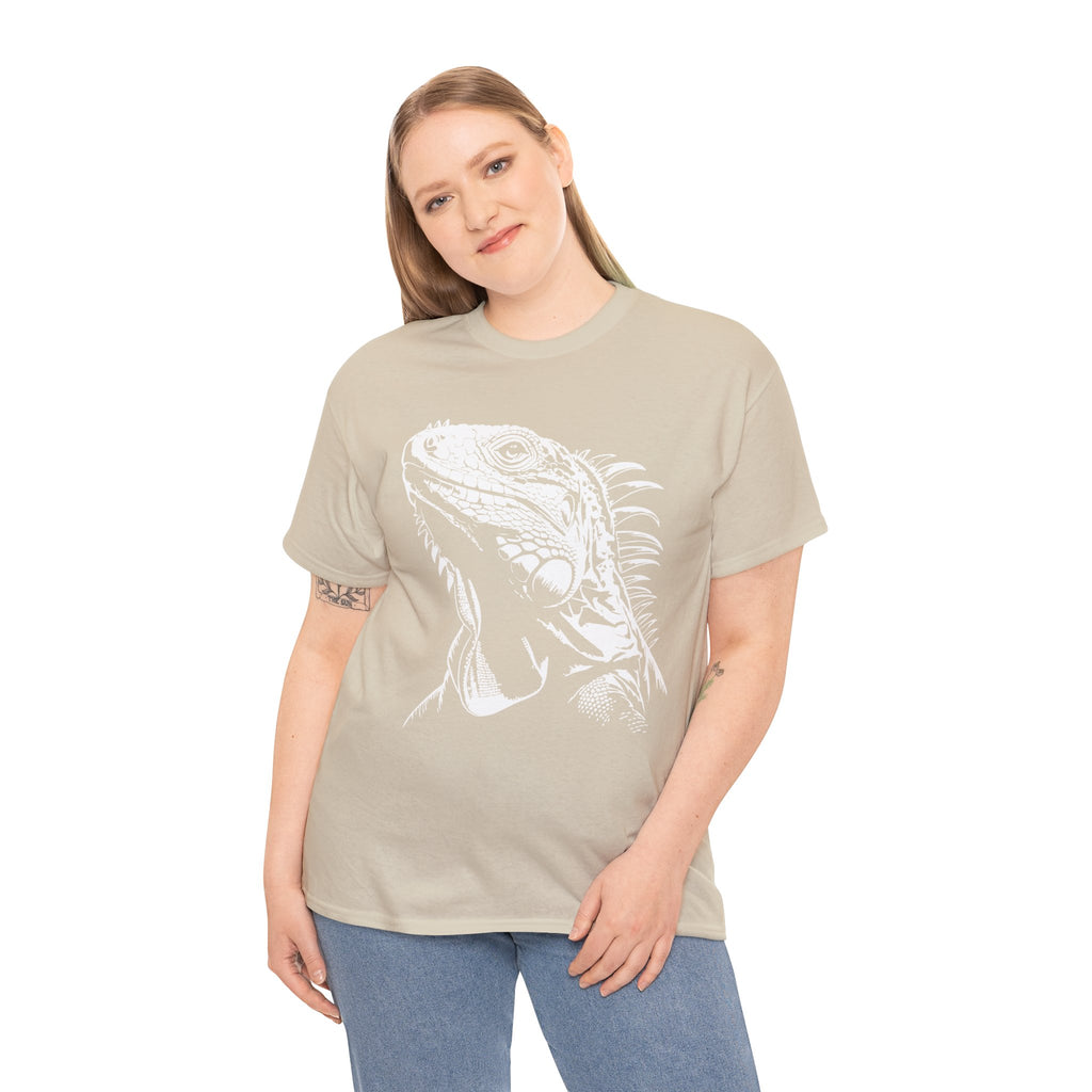 Iguana Line Art T-Shirt  - Iguana Lover T-Shirt