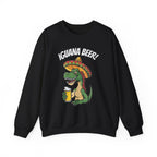 Iguana Beer Cheering Christmas Sweatshirt