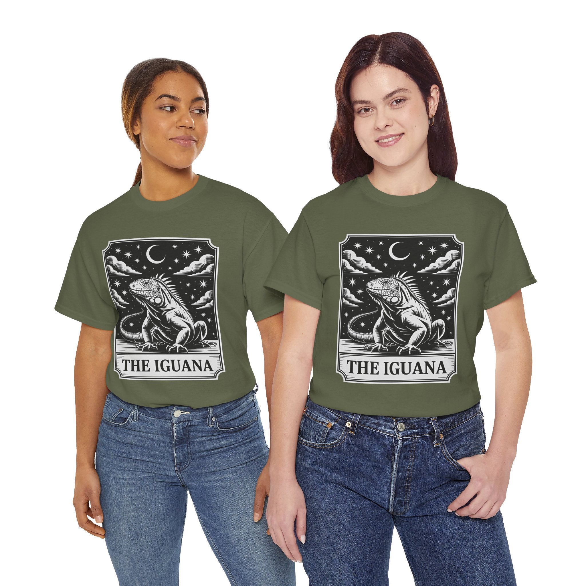 The Iguana Vintage Tarot T-Shirt - Iguana Lover T-Shirt
