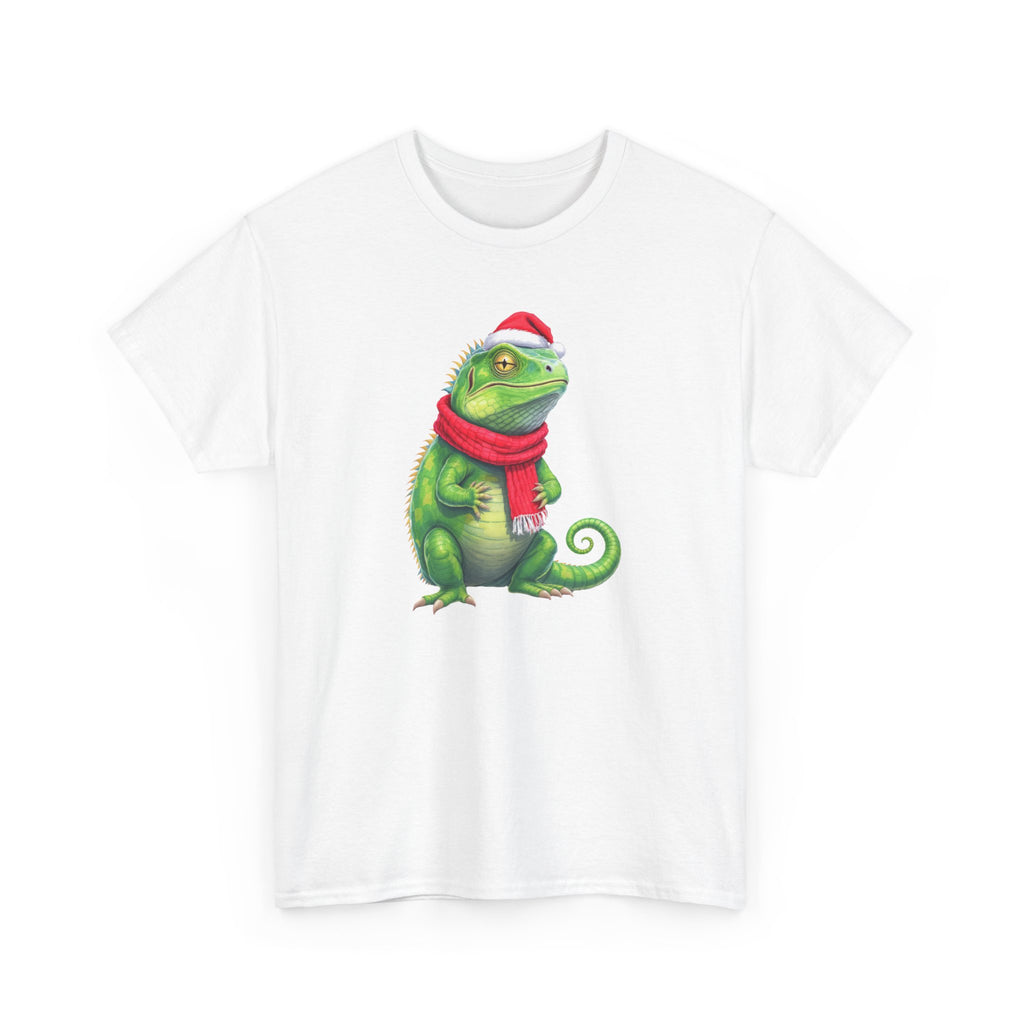 Iguana Christmas Tee — Festive Reptile Holiday Shirt
