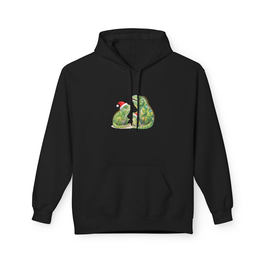 Iguana Family Christmas Hoodie — Reptile Lover Holiday Sweatshirt