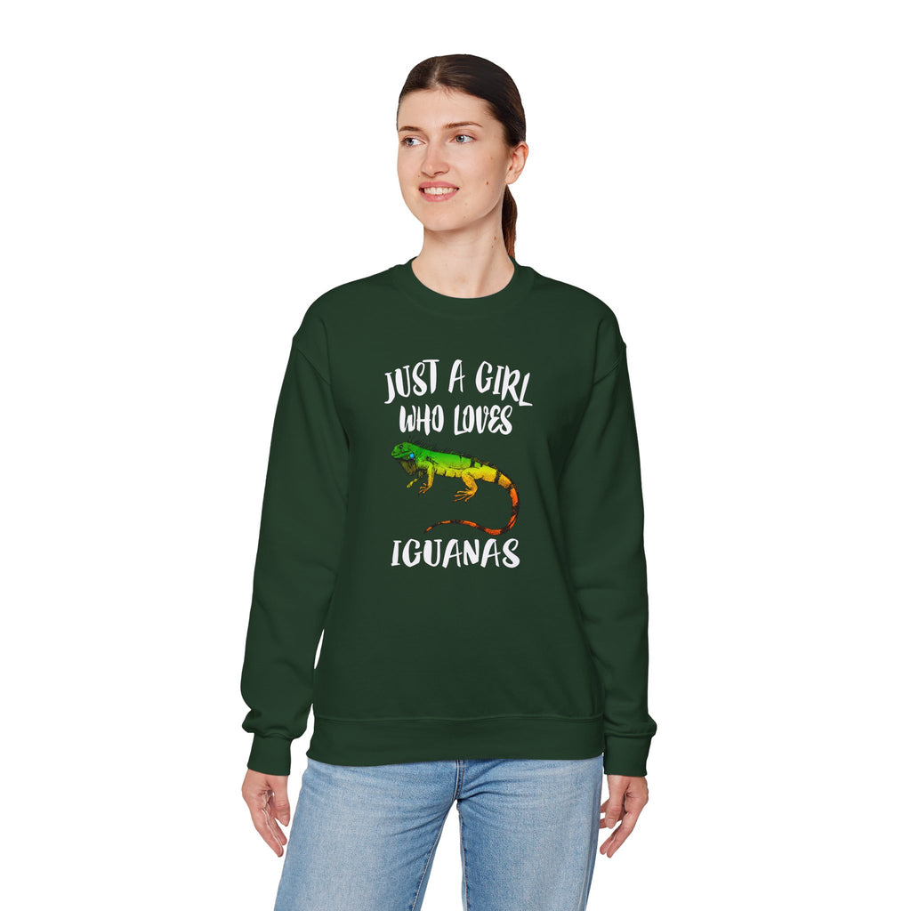 "Just A Girl Who Loves Iguanas" - Iguana Lover Sweatshirt
