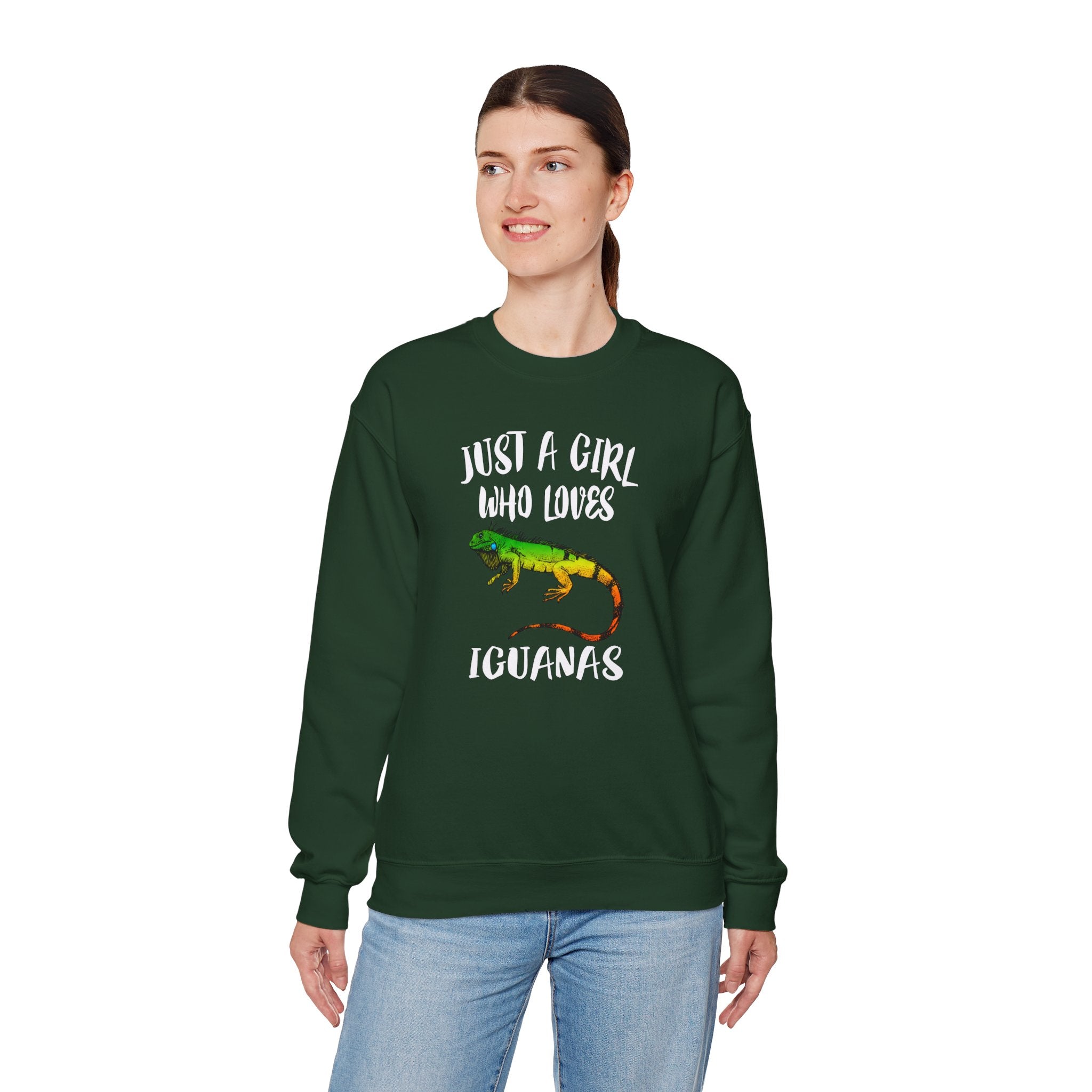 "Just A Girl Who Loves Iguanas" - Iguana Lover Sweatshirt
