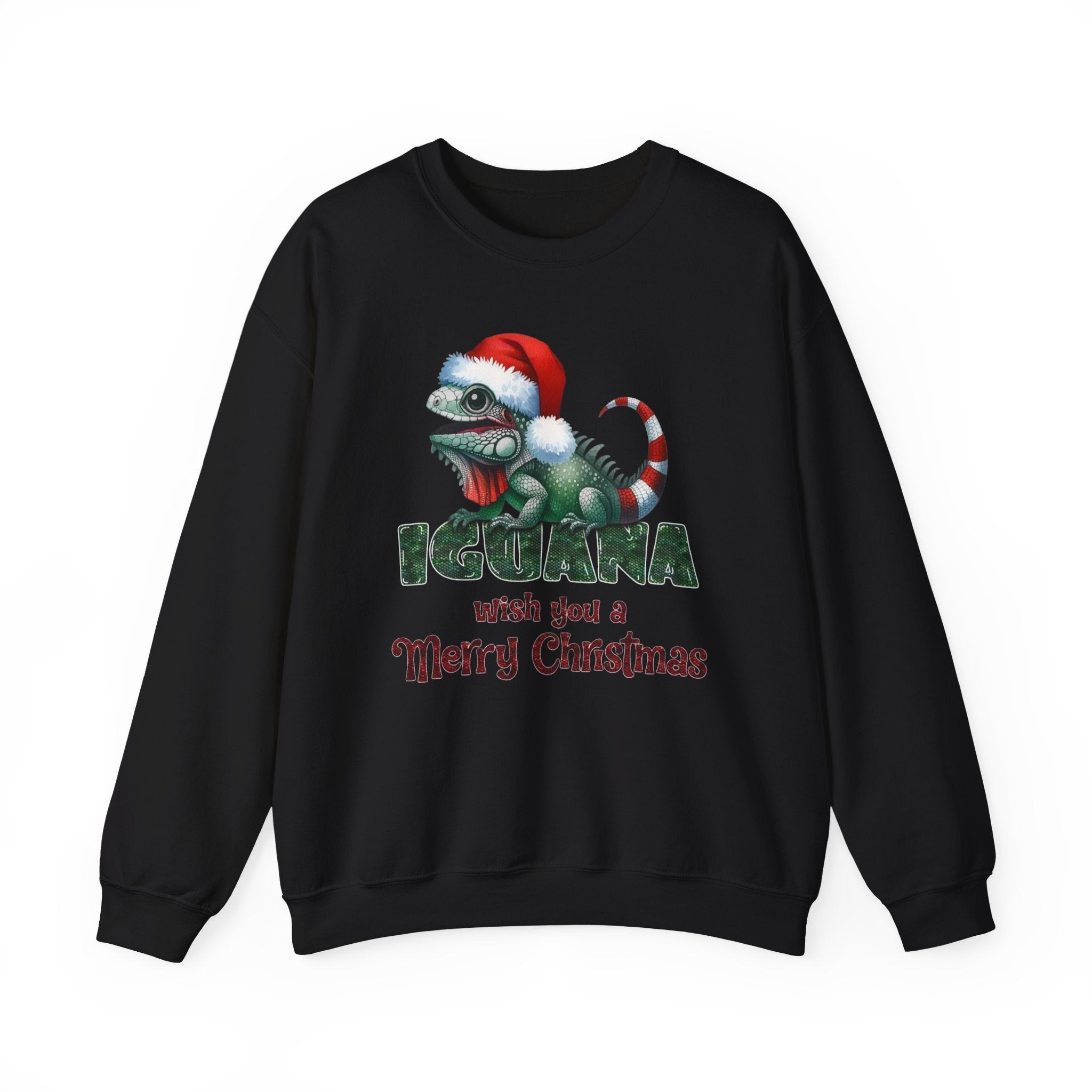 Iguana Wishes You a Merry Christmas Sweatshirt