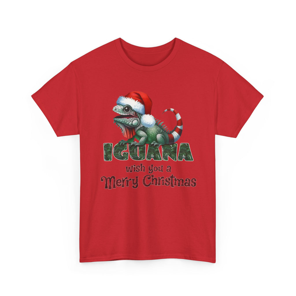 Iguana Wishes You a Merry Christmas Tee
