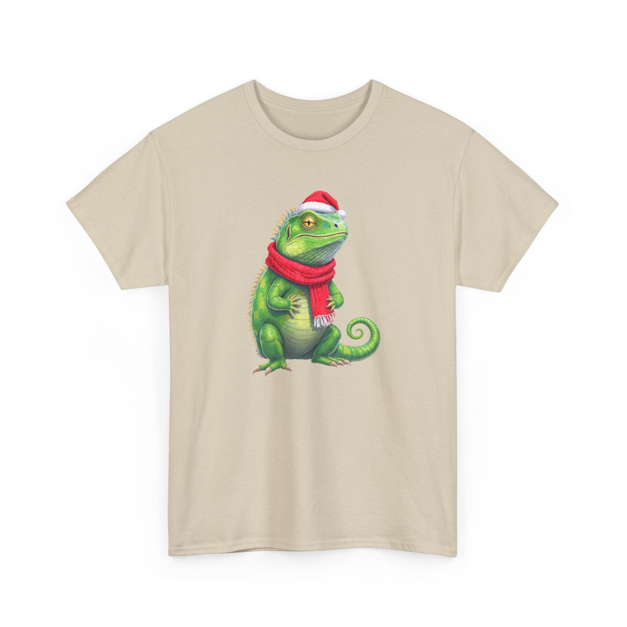 Iguana Christmas Tee — Festive Reptile Holiday Shirt
