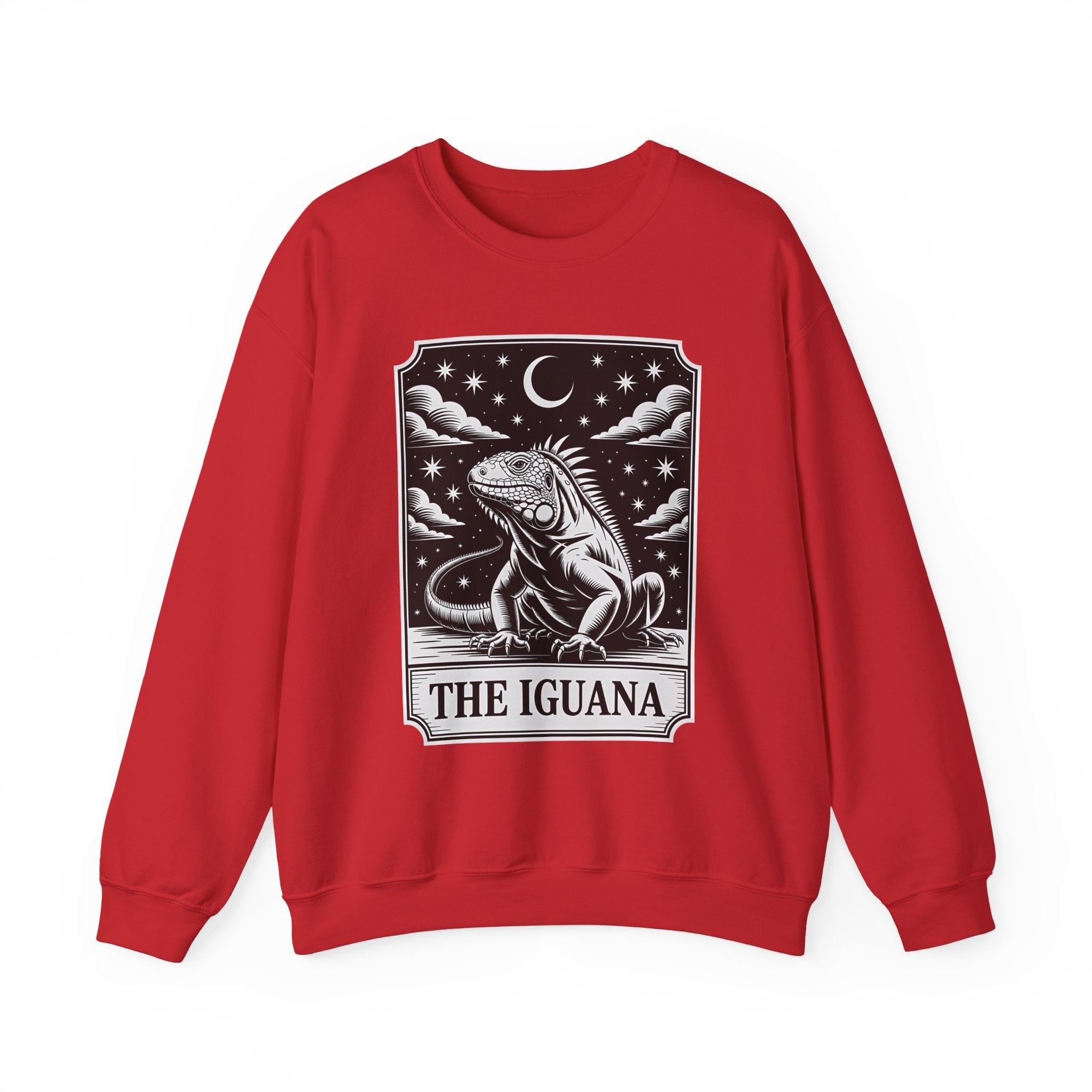 The Iguana Vintage Tarot Sweatshirt - Iguana Lover Sweatshirt