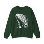 Iguana Line Art Sweatshirt - Iguana Lover Sweatshirt