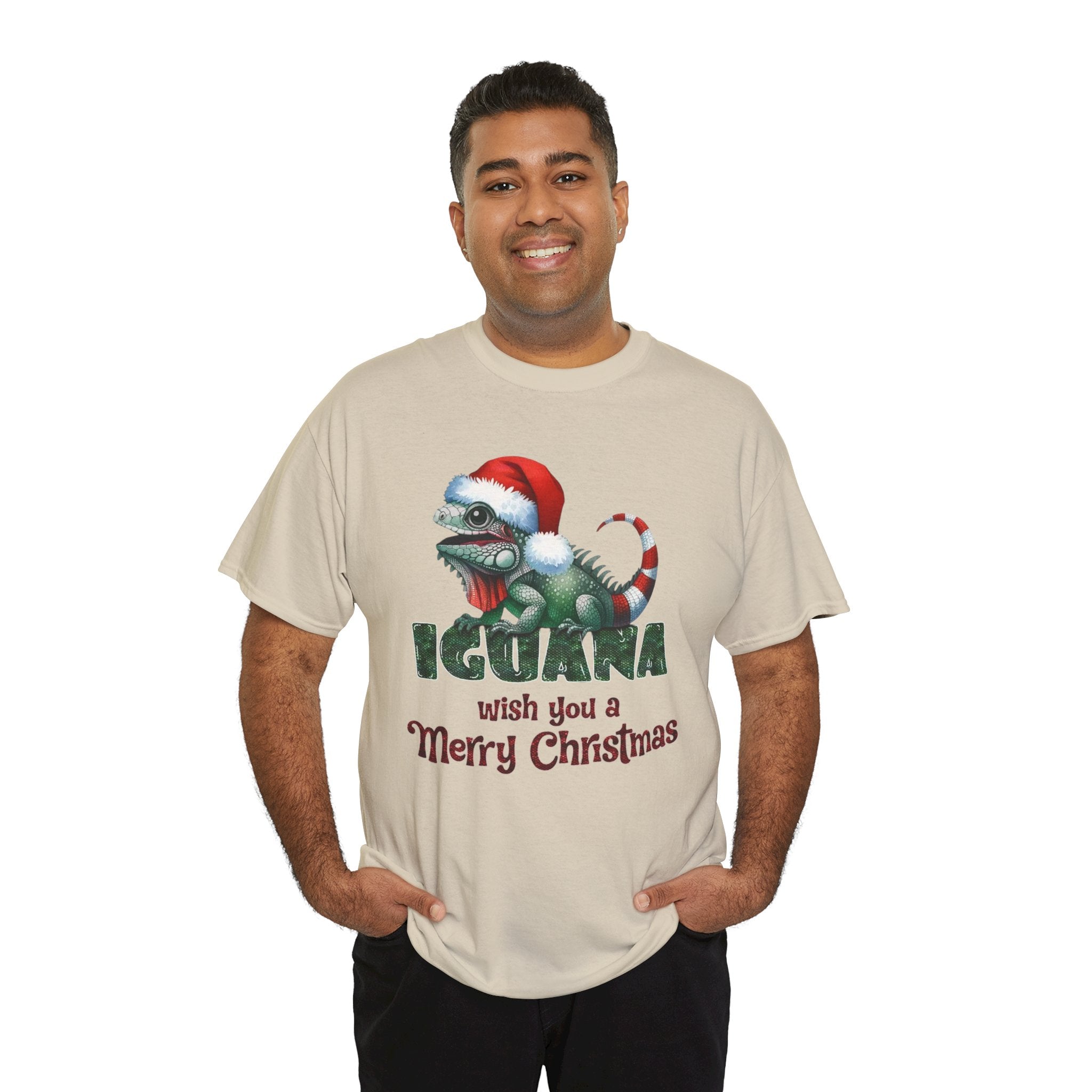 Iguana Wishes You a Merry Christmas Tee