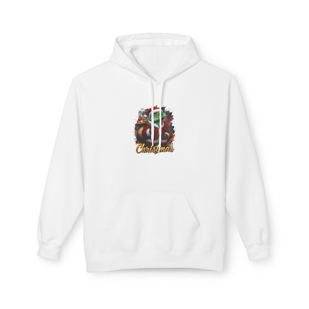 Iguana Santa Hoodie — Christmas Reptile Lover Holiday Sweatshirt