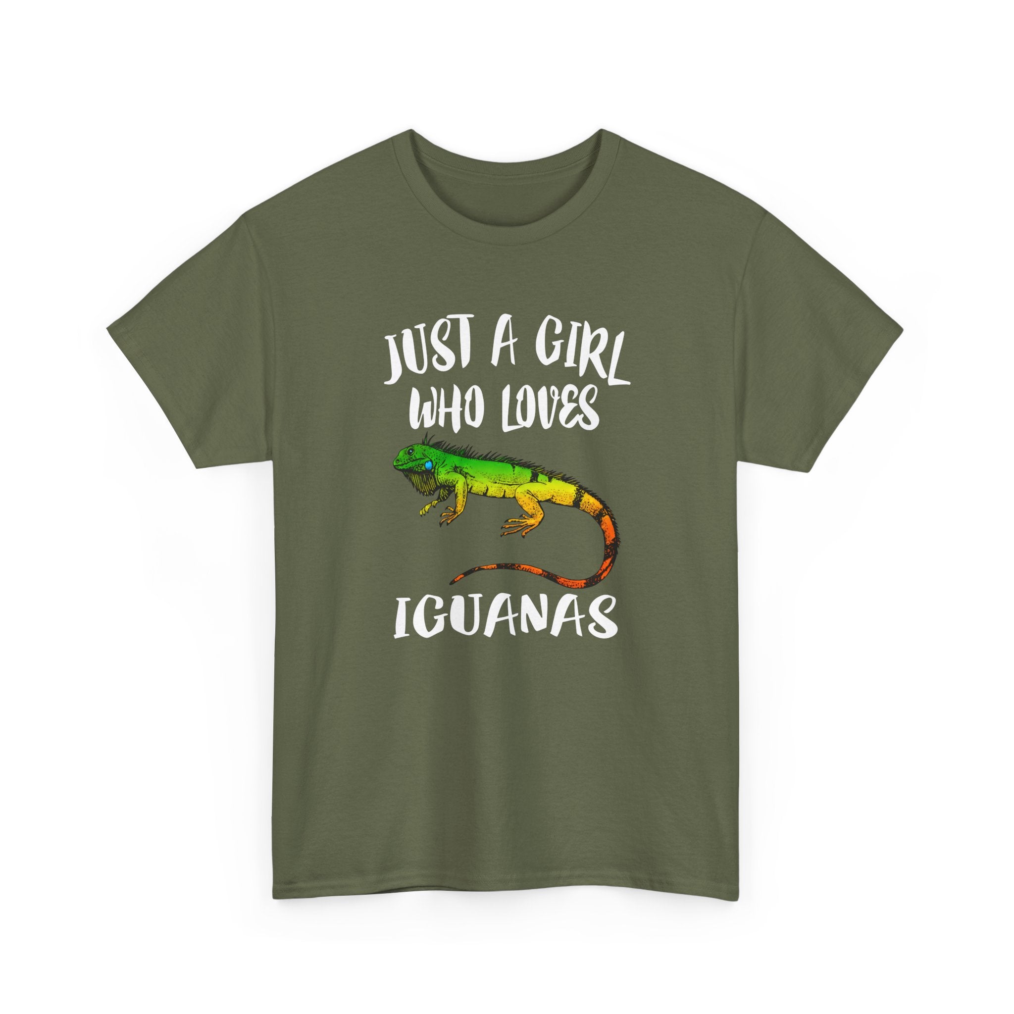 "Just A Girl Who Loves Iguanas" - Iguana Lover T-Shirt