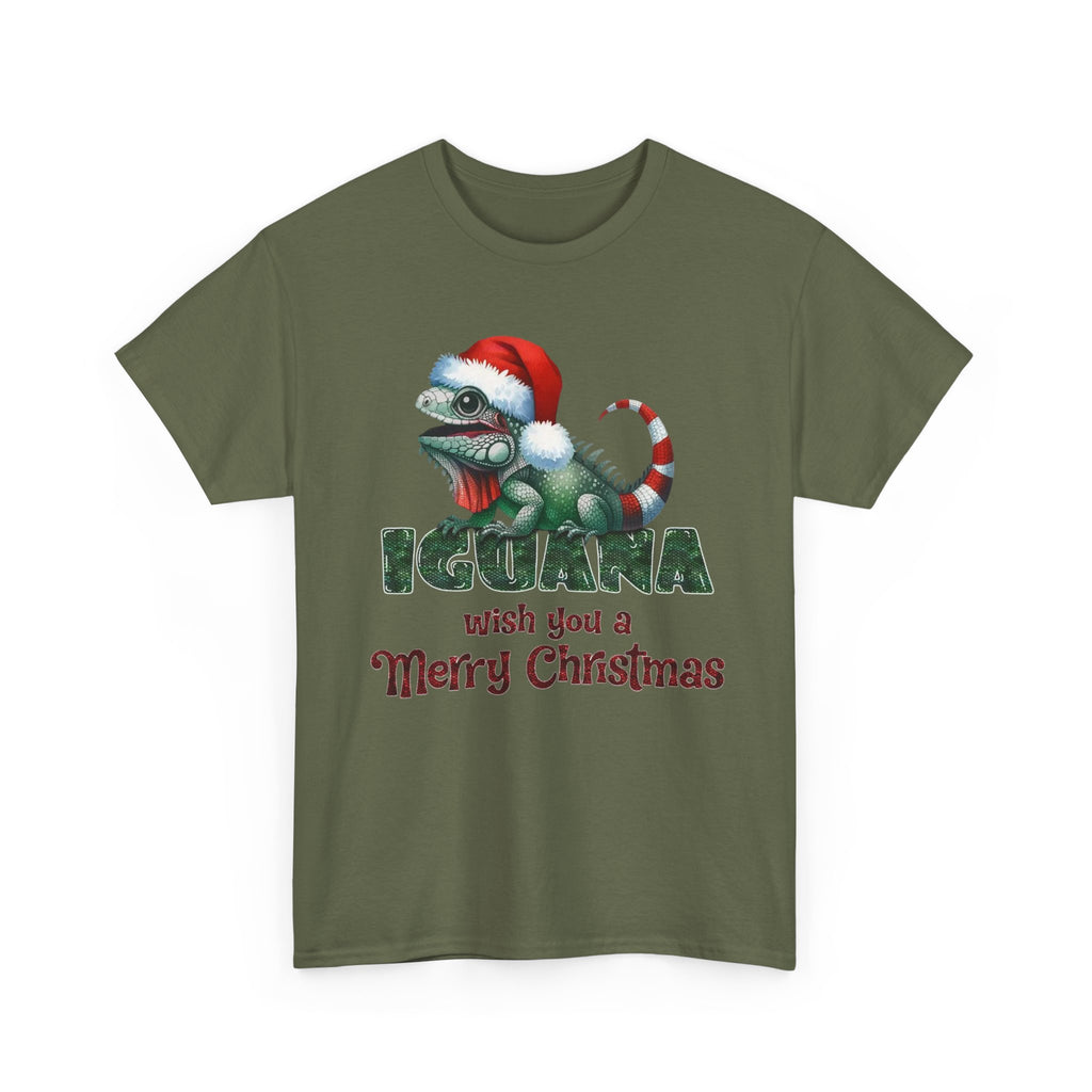 Iguana Wishes You a Merry Christmas Tee