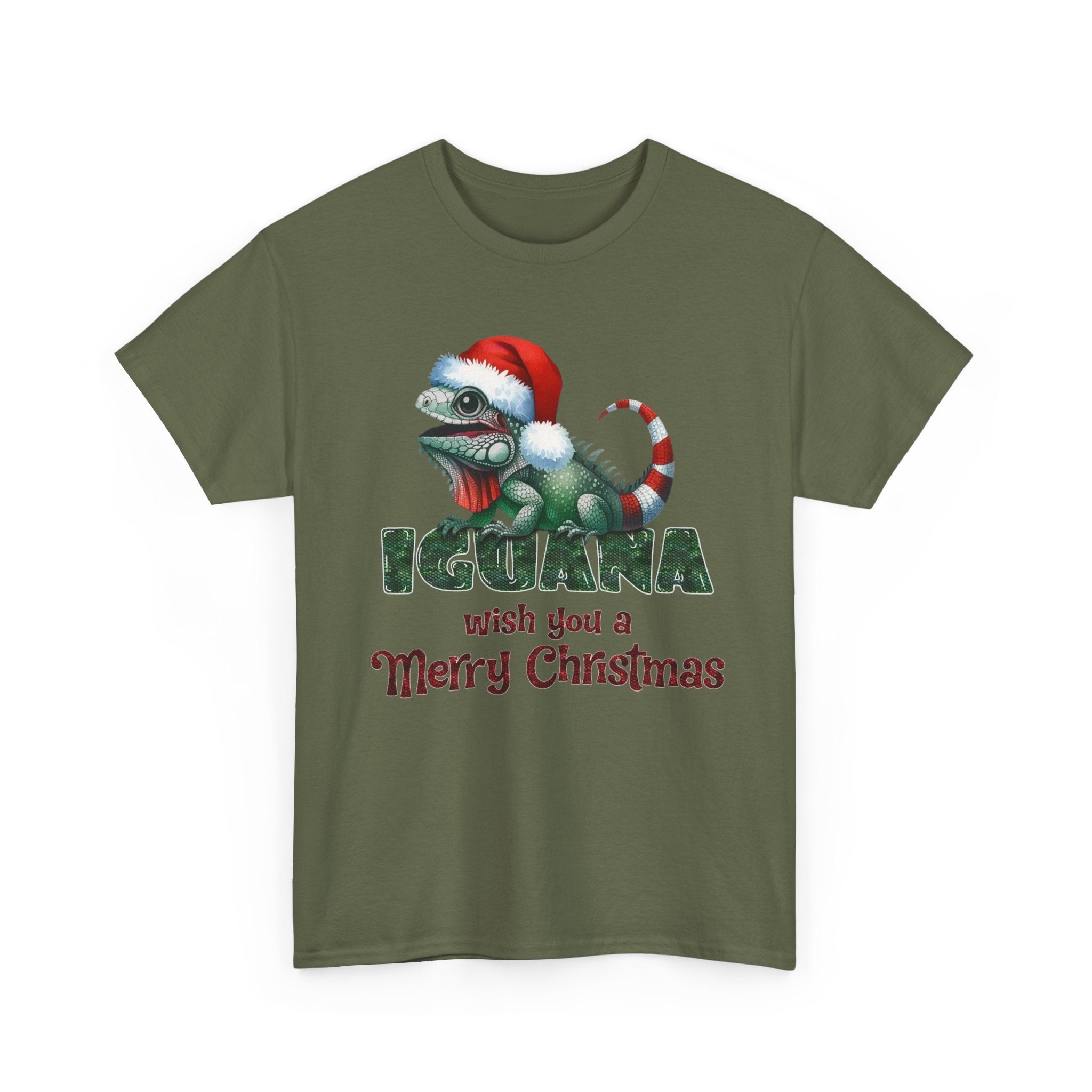Iguana Wishes You a Merry Christmas Tee