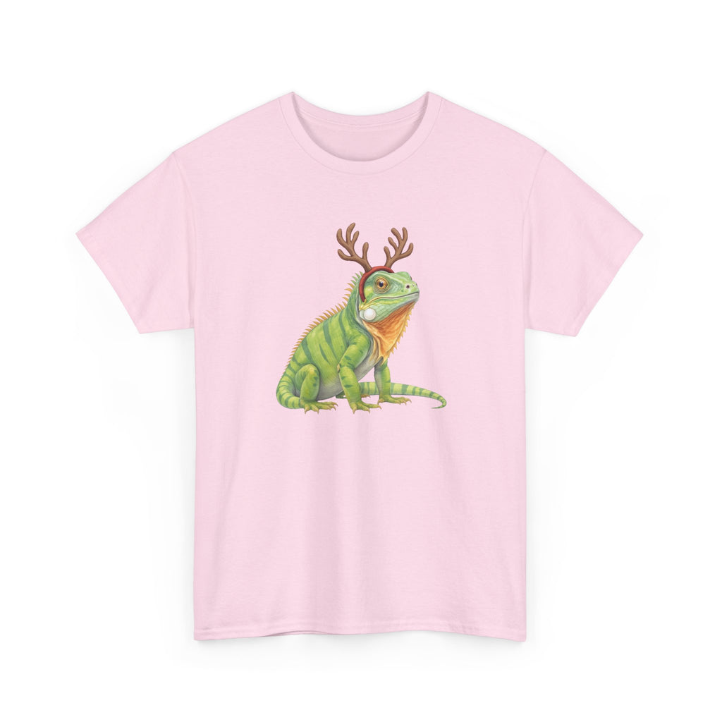 Iguana Reindeer Antlers Tee