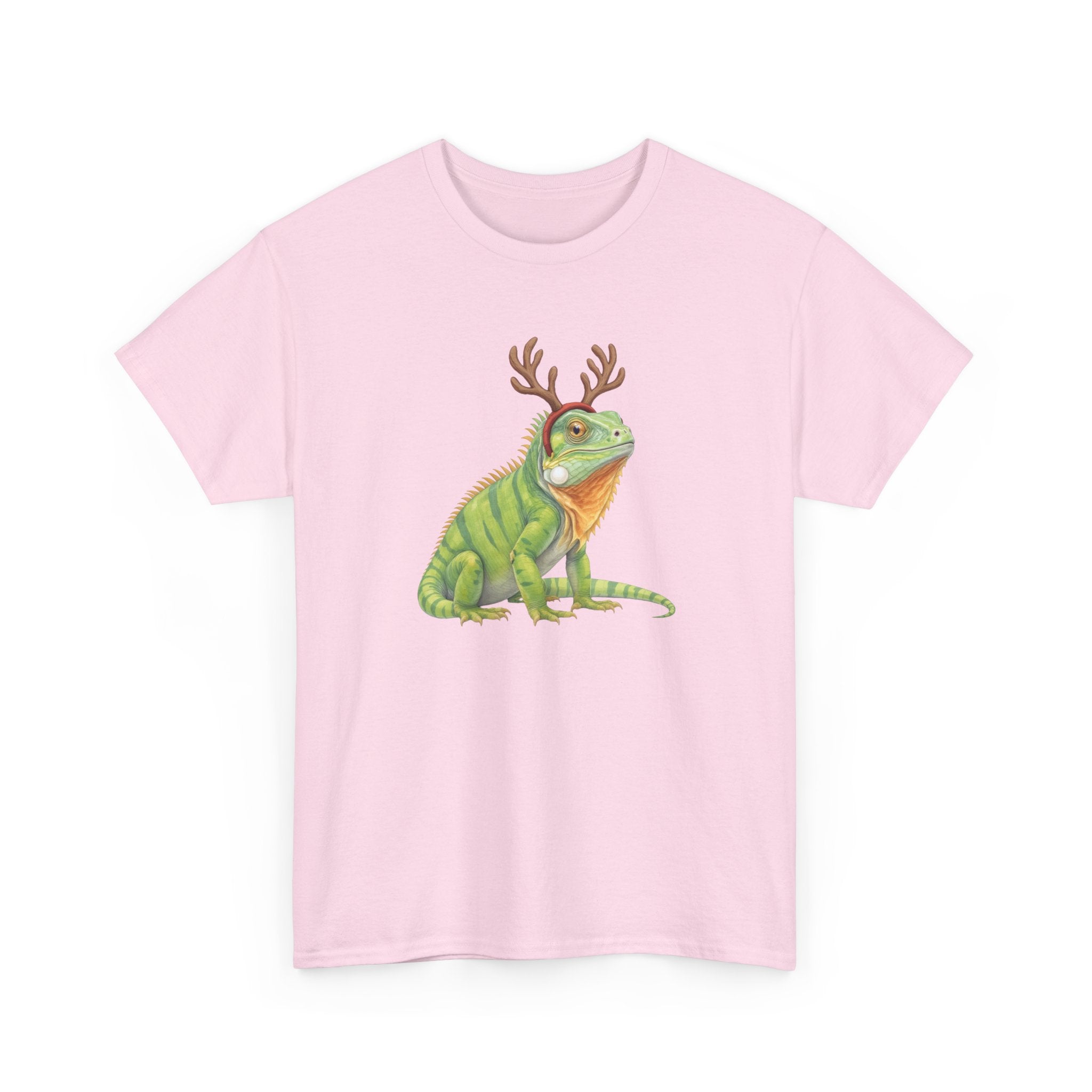Iguana Reindeer Antlers Tee
