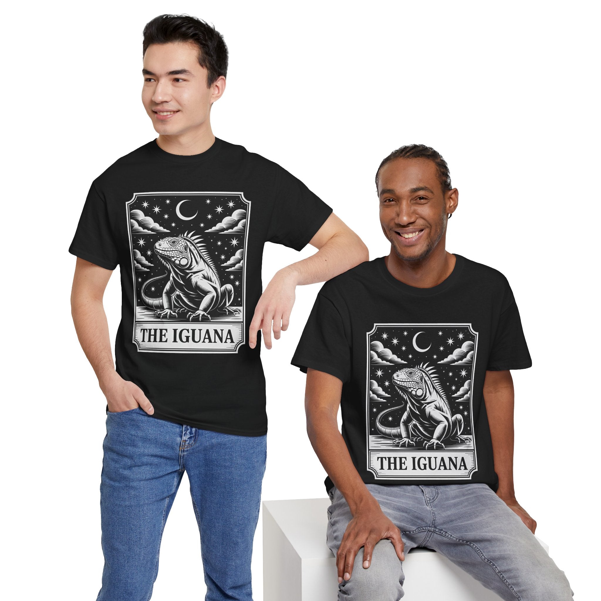 The Iguana Vintage Tarot T-Shirt - Iguana Lover T-Shirt