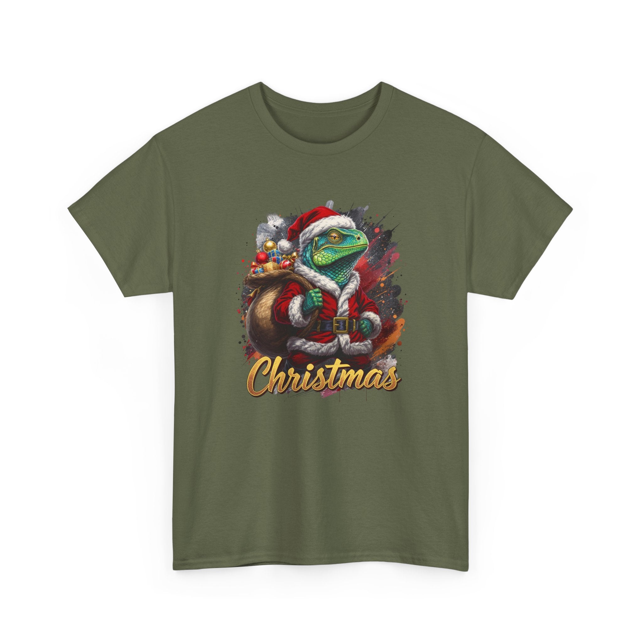 Iguana Claus Christmas Tee