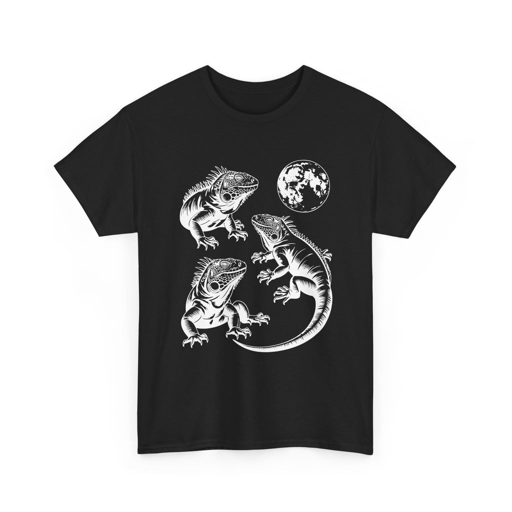 Iguana Line Art T-Shirt - Iguana Lover T-Shirt