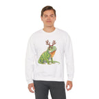Iguana Reindeer Antlers Sweatshirt