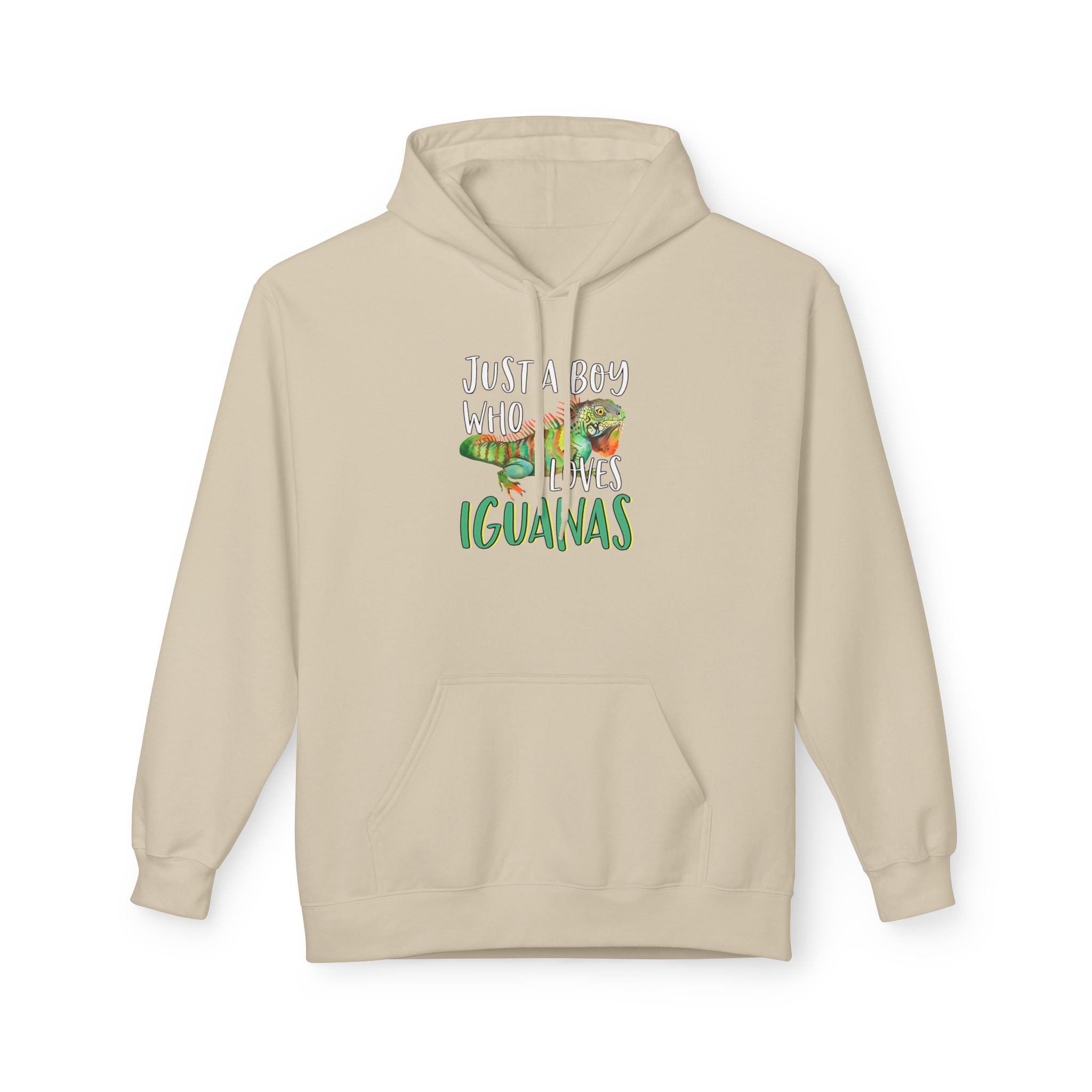 “Just A Boy Who Loves Iguanas" Hoodie - Iguana Lover Hoodie