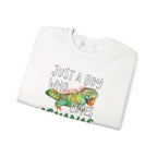 “Just A Boy Who Loves Iguanas" Sweatshirt  - Iguana Lover Sweatshirt