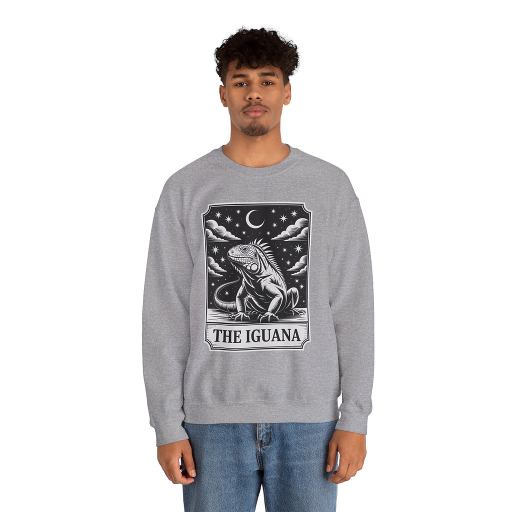 The Iguana Vintage Tarot Sweatshirt - Iguana Lover Sweatshirt