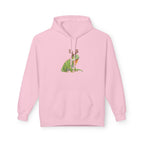 Iguana Reindeer Antlers Hoodie