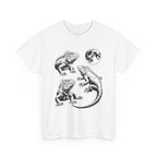 Iguana Line Art T-Shirt - Iguana Lover T-Shirt