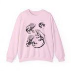 Iguana Line Art Sweatshirt - Iguana Lover Sweatshirt