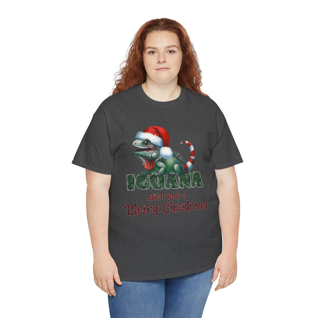 Iguana Wishes You a Merry Christmas Tee