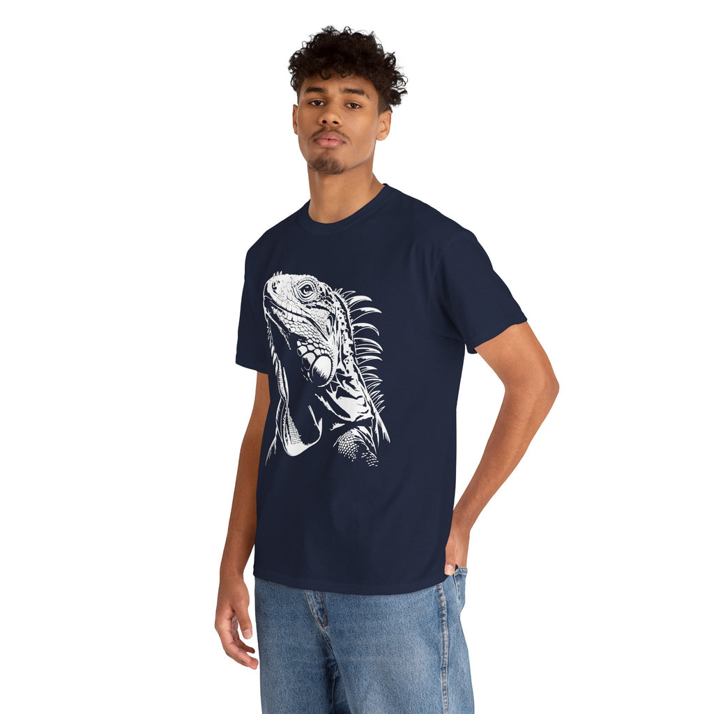 Iguana Line Art T-Shirt  - Iguana Lover T-Shirt