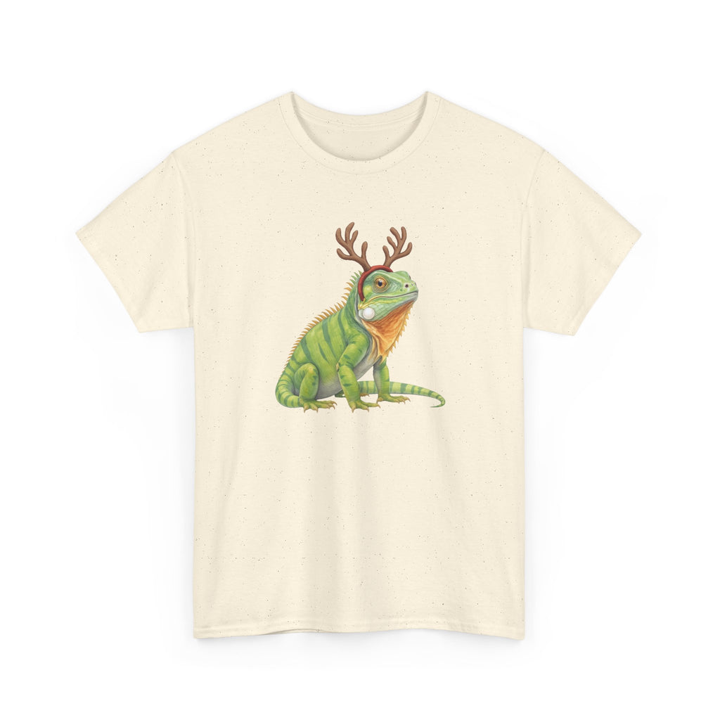 Iguana Reindeer Antlers Tee