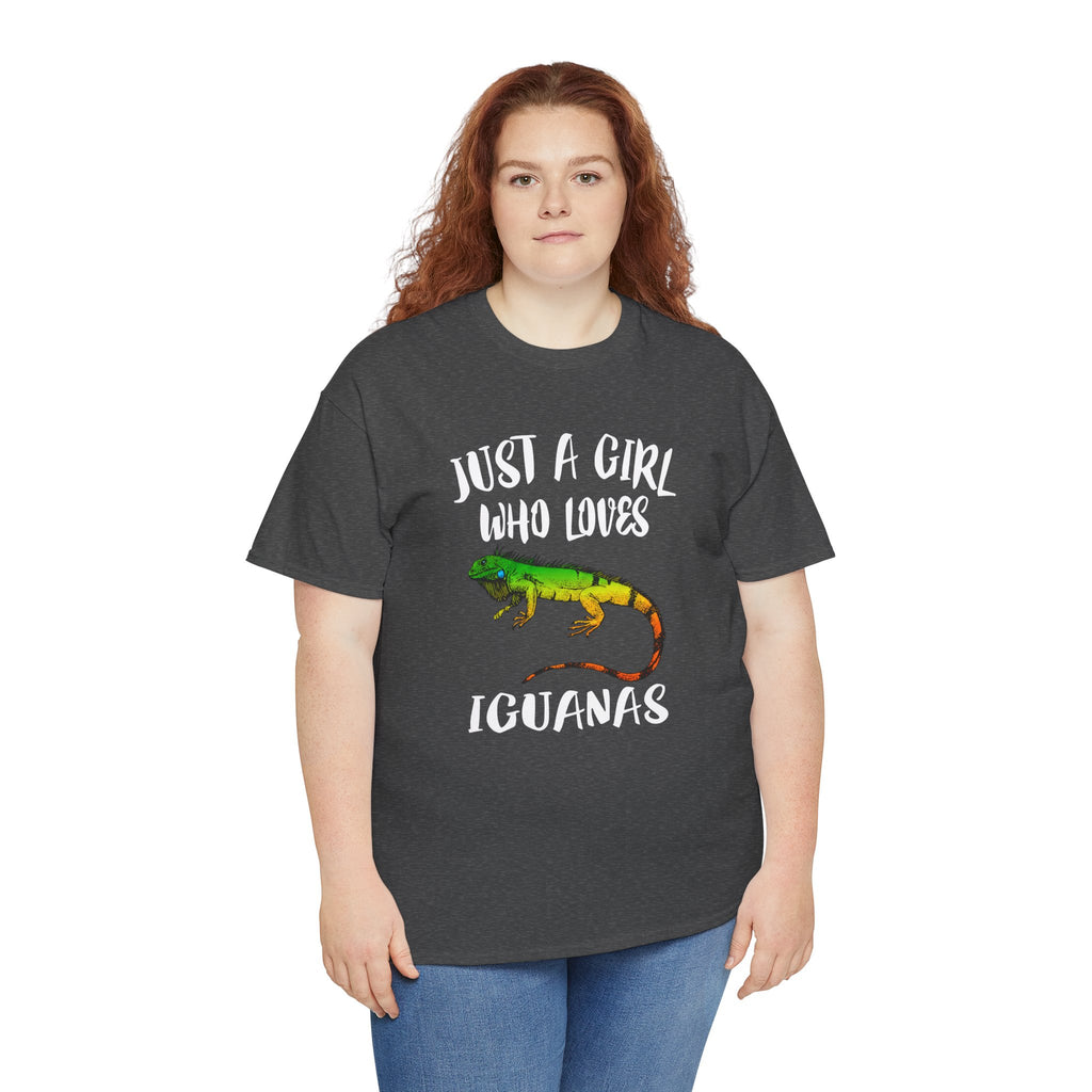 "Just A Girl Who Loves Iguanas" - Iguana Lover T-Shirt