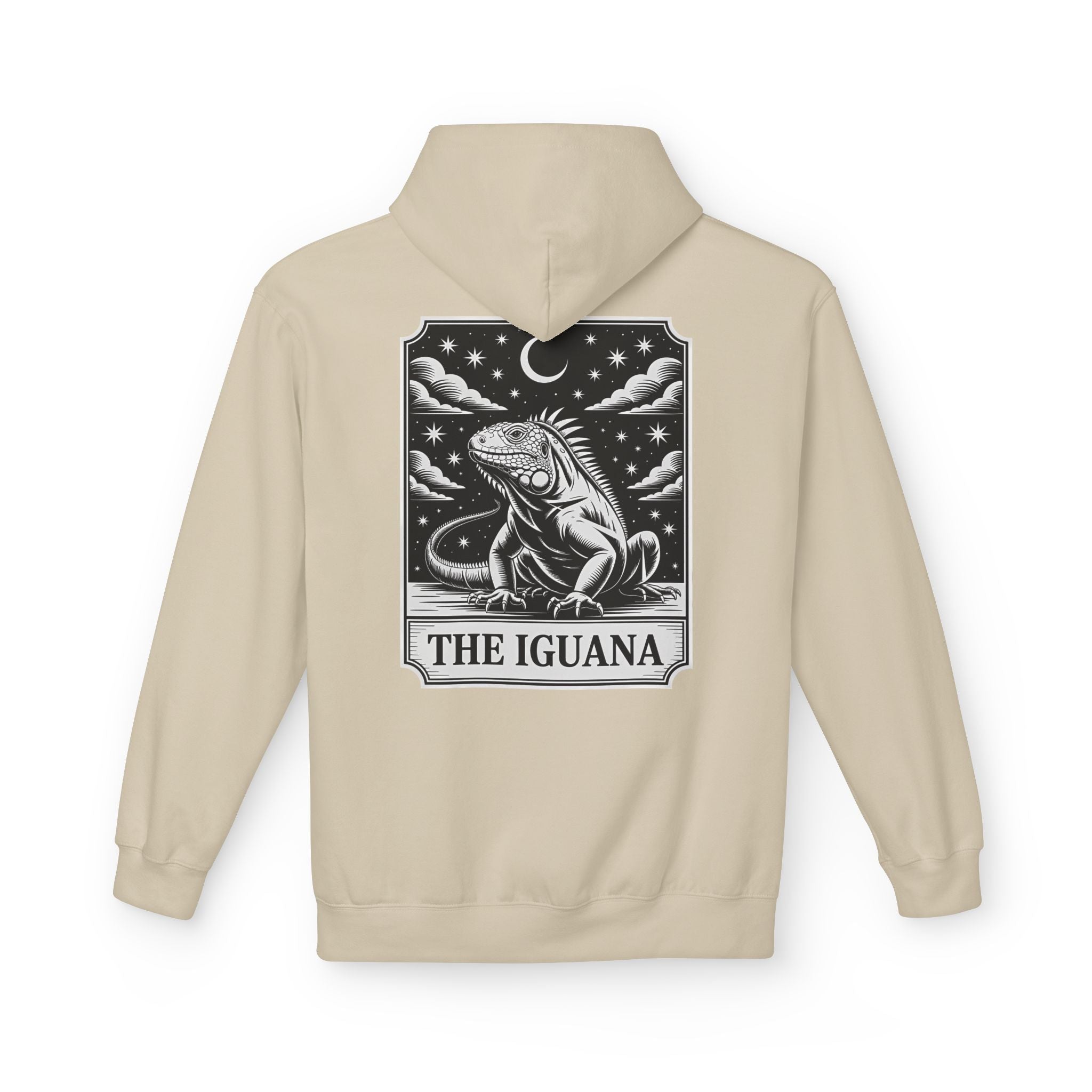The Iguana Vintage Tarot Hoodie - Iguana Lover Hoodie