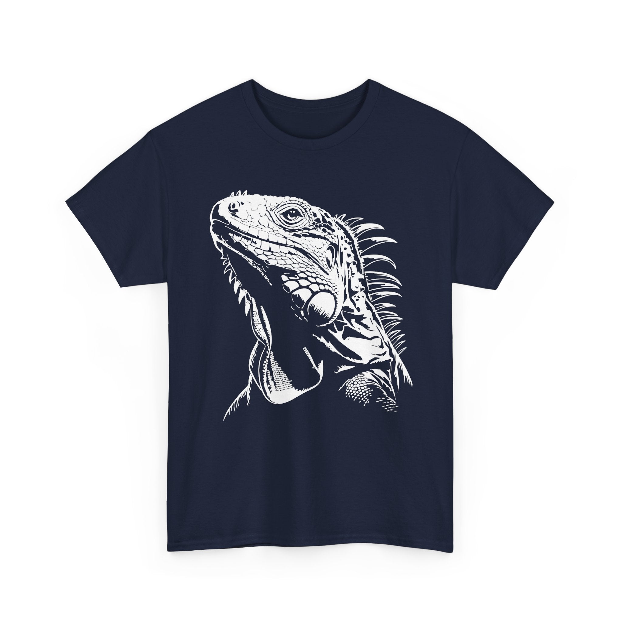 Iguana Line Art T-Shirt  - Iguana Lover T-Shirt