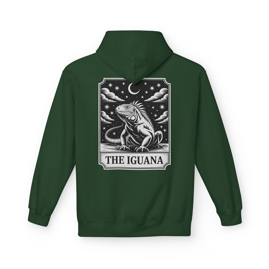 The Iguana Vintage Tarot Hoodie - Iguana Lover Hoodie
