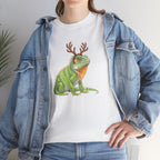 Iguana Reindeer Antlers Tee